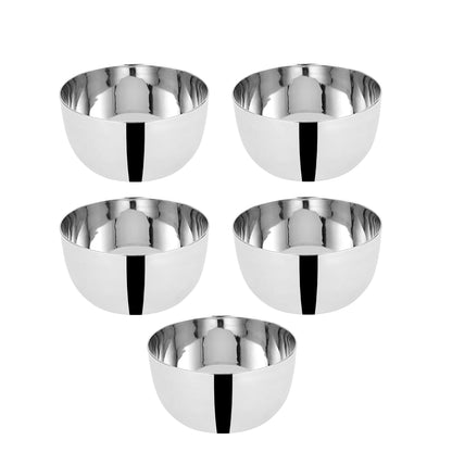 ORION STAINLESS STEEL MAHARAJA THALI SET - 11 PIECE SET