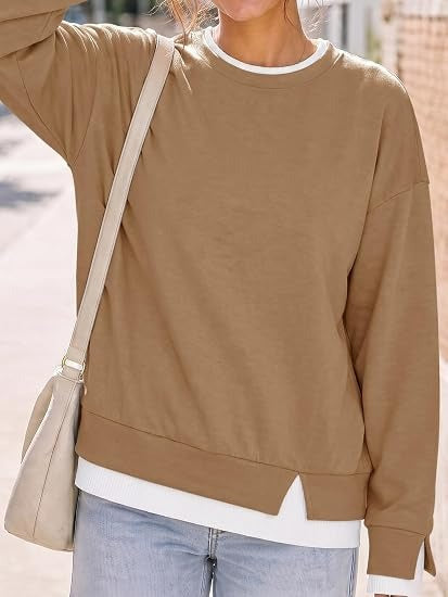Women's Piece Layered Crewneck Sweatshirt