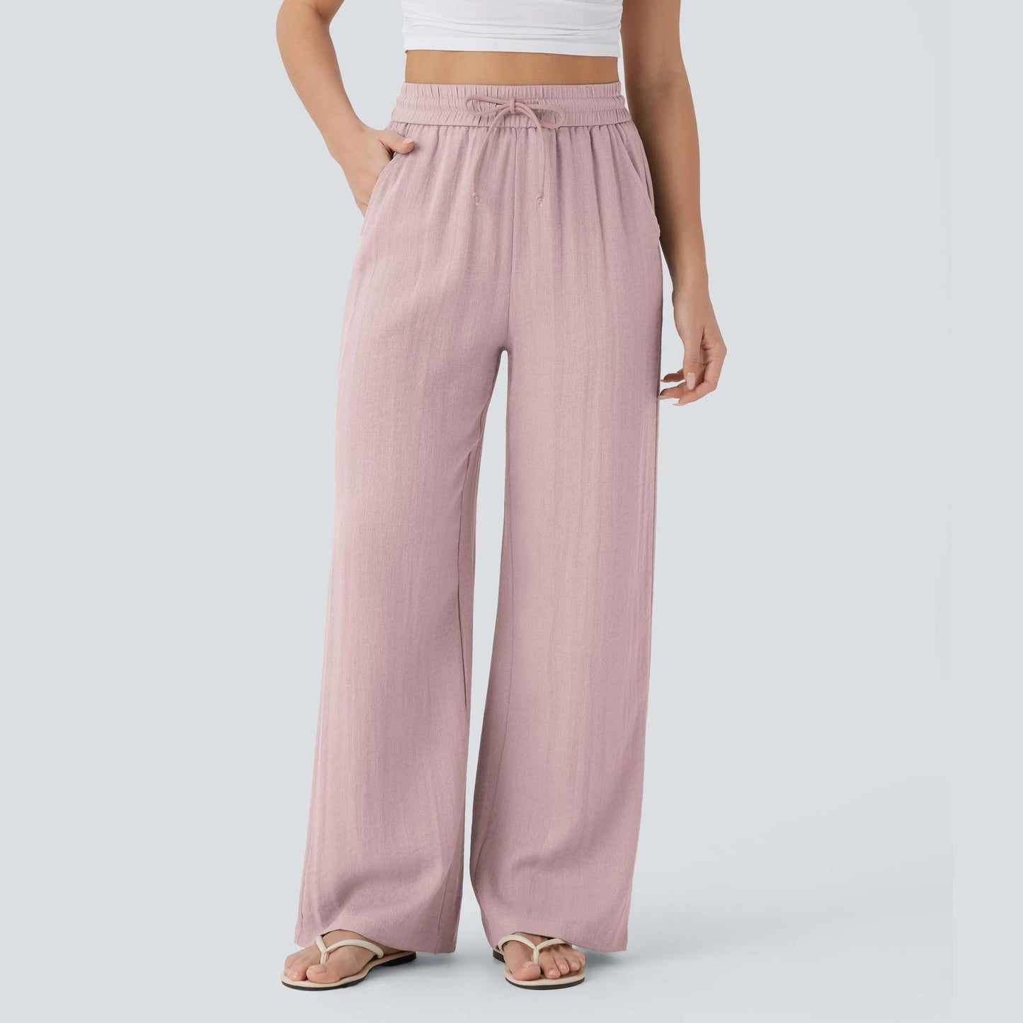 Summer sale⚡️【Creator’s Pick】Drawstring Wide Leg Casual Pants