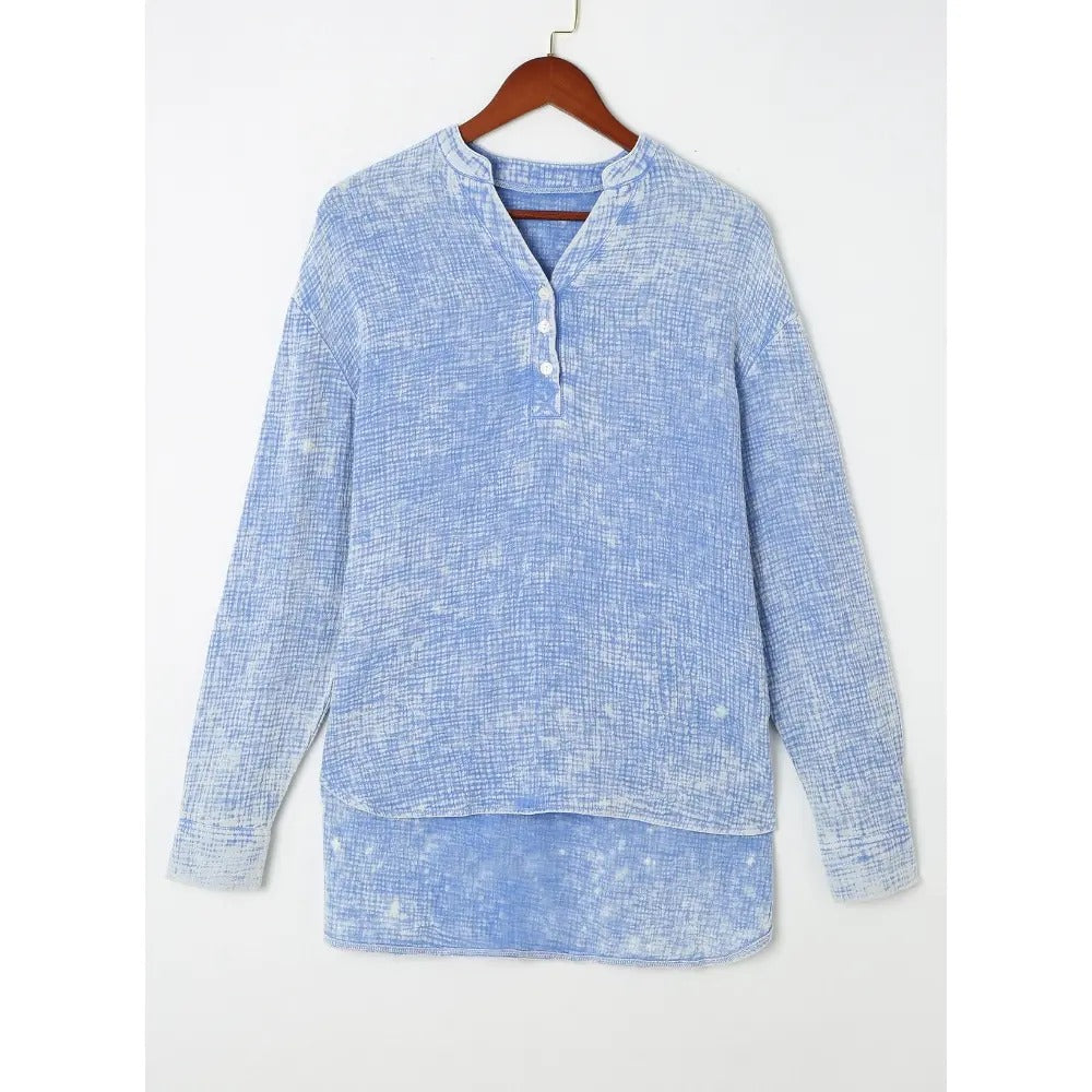 Flash Sale🔥 Women’s Cotton V Neck Button Blouse Tops