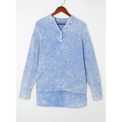 Flash Sale🔥 Women’s Cotton V Neck Button Blouse Tops